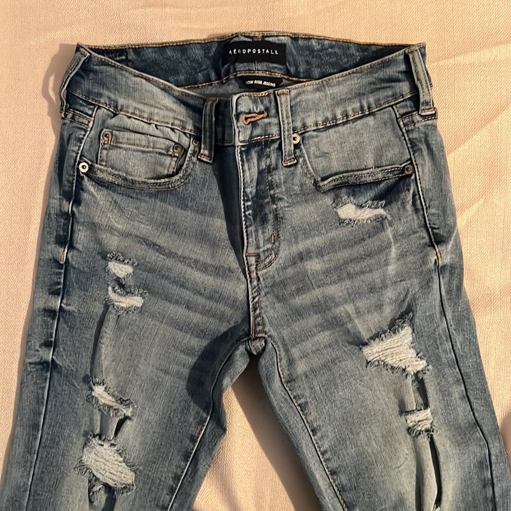 Aeropostale low rise skinny jeggings